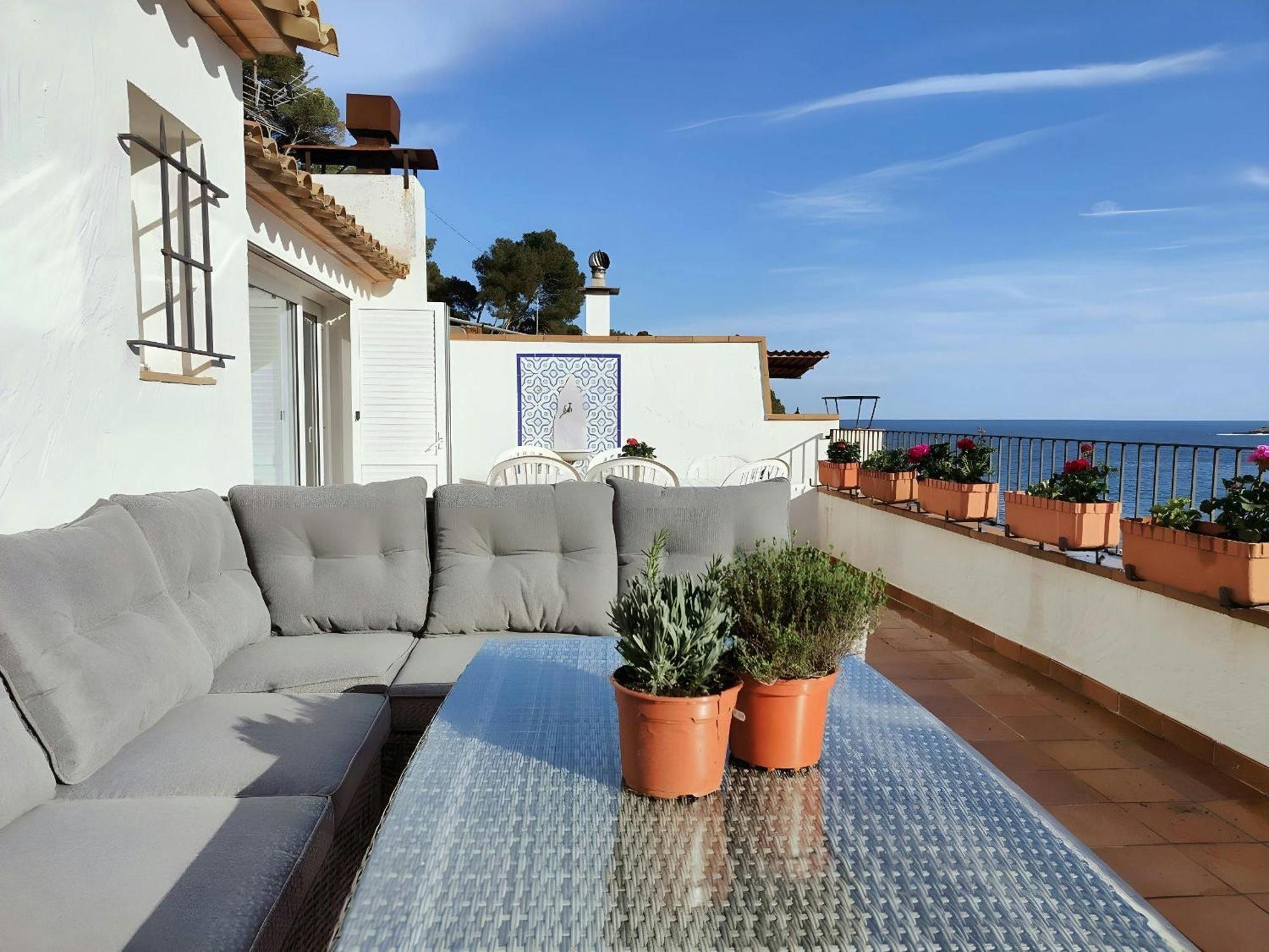 Апартаменты Tamariu Platja - Penthouse On Passeig Del Mar. Экстерьер фото